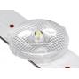 LED Подсветка 2013SVS40_T1/T2 REV1.7 (комплект: 2 изогнутых планки по 13 линз и планка 757мм 12 линз