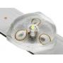 LED Подсветка CC02320D570V12 (комплект две планки 570 мм, 7 линз) 6V